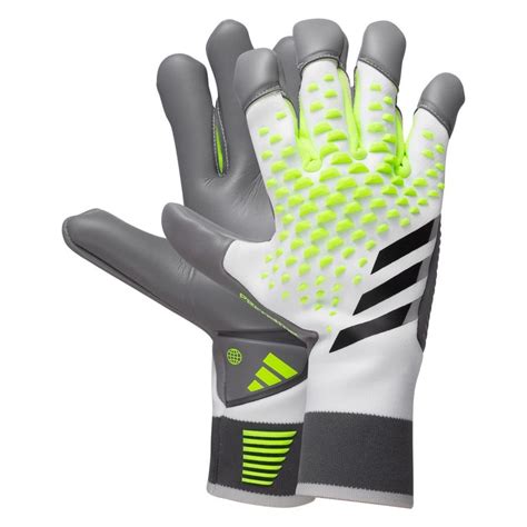 Adidas M Lmandshandske Predator Pro Hybrid Crazyrush Hvid Gr N Sort