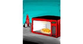 Drawing of Microwave by Kim - Drawize Gallery!