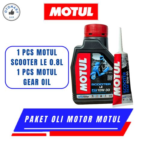 Jual Paket Oli Matic Motul Scooter Le W L Dan Oli Gardan Motul