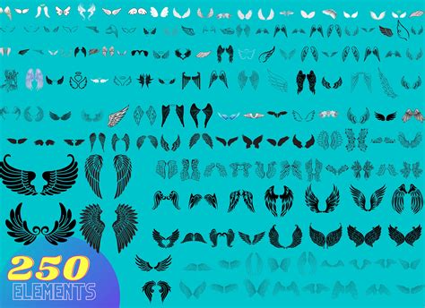 Angel Wings Svg Bundle Angel Wings Clip Art Wings Cut File Etsy Australia