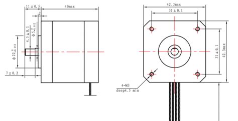 NEMA 17 2 Phase Hybrid Stepper Motor Low Noise For 3d Printer