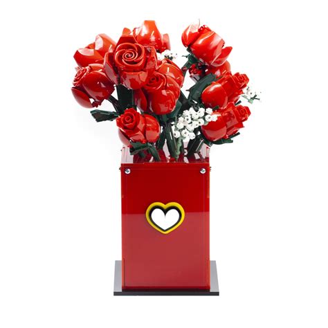 Acrylic Display Case For LEGO Bouquet of Roses 10328 - Laser Frame