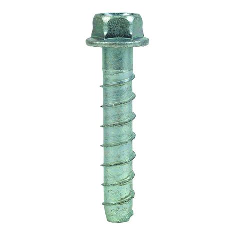 Simpson Strong-Tie Titen HD 1/2" x 3" Zinc-Plated Heavy-Duty Screw ...