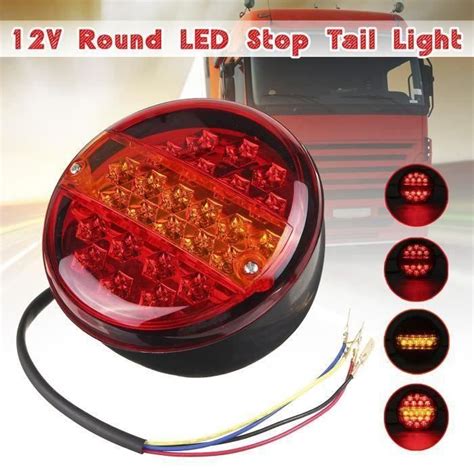 12v 24v 20 Led Feux Arriere Hamburger Pour Remorque Camion Caravane Van