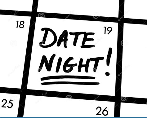 Date Night Clip Art Black And White