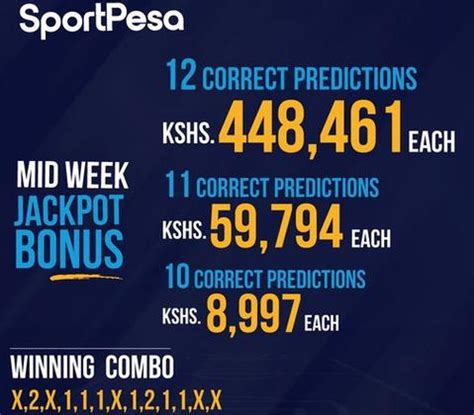 Sportpesa Midweek Jackpot Results For This Week See Bonuses Awarded