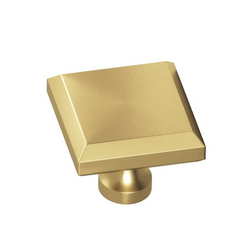 Antimicrobial Agion Knobs Collection 1 5 Square Beveled Cabinet Knob With Flared Post In