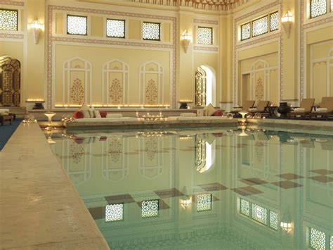 The Indoor Pool At Rambagh Palace Jaipur North India Palace Hotel