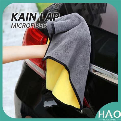 Kain Lap Mobil Microfiber X Kain Lap Kuning Serbaguna X