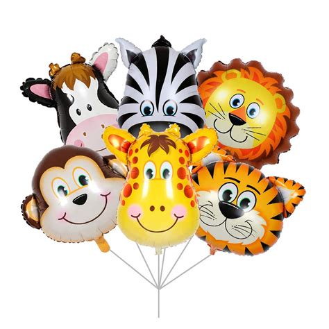 Buy Lokipa Jungle Safari Animals Balloons 12 Giant Animal Balloon