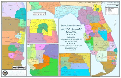 State redistricting information for Florida