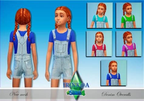 Sims 4 Child Overalls