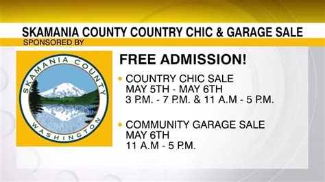 Skamania County Fairgrounds To Hold Country Chic Community Garage Sale