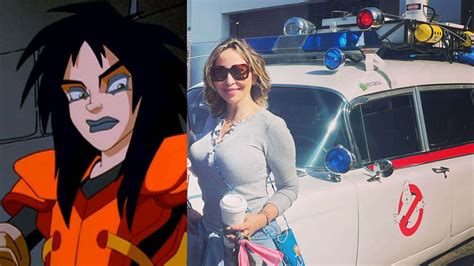 Extreme Ghostbusters voice actress Tara Strong spotted alongside an Ecto-1 - Ghostbusters News