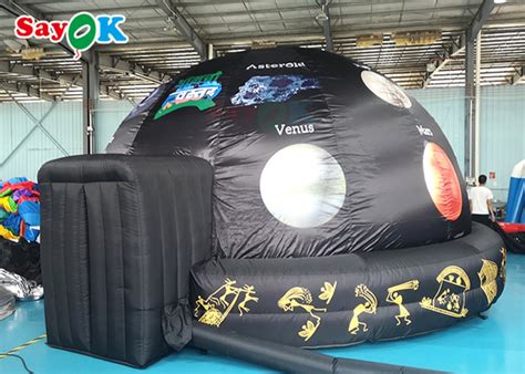 5m Inflatable Planetarium Dome Tent With 2 Blowers And Pvc Floor Mat