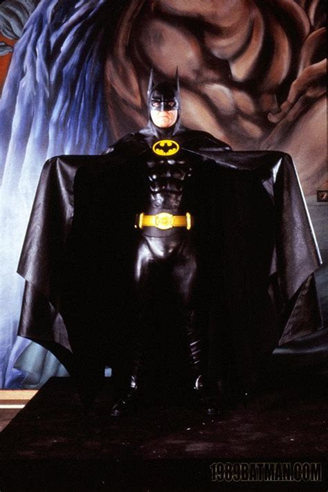 On Set Costume Test Of The Batsuit From Batman 1989 R Movies