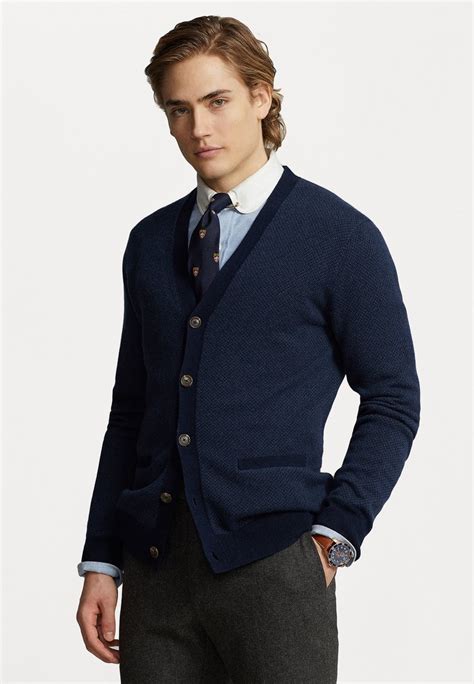 Polo Ralph Lauren Long Sleeve Cardigan Cardigan Navy Combo Blue