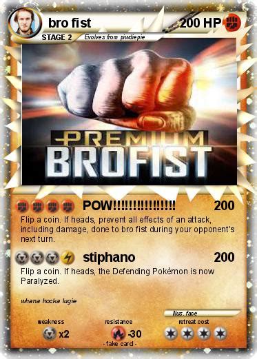 Pok Mon Bro Fist Pow My Pokemon Card