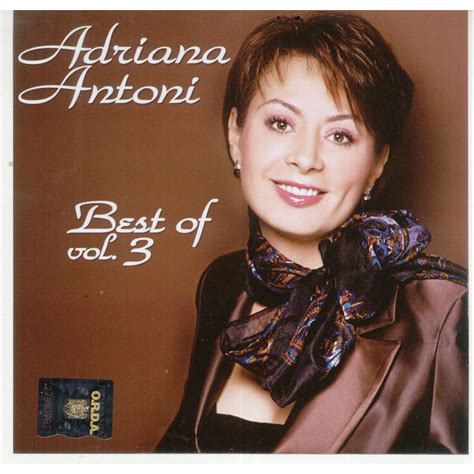 Cd Adriana Antoni Best Of Vol 3 Emagro