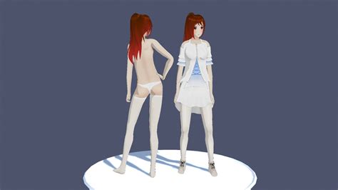 Marta Humanoid Character Game Ready VRChat Vtuber