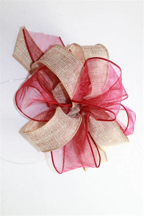 How To Make Big Decorative Bows A Really Easy Tutorial Burlap