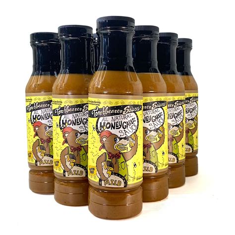 Honey Garlic Wing Sauce | Case of 12 | 12oz - Torchbearer Sauces