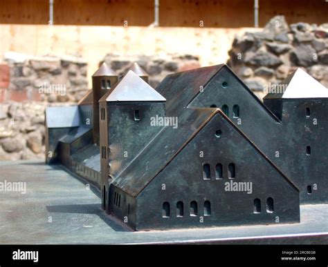 Archaeological Garden, Model of the Carolingian Imperial Palace ...