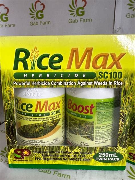 Rice Max Sc 100 250ml Herbicide Lazada Ph