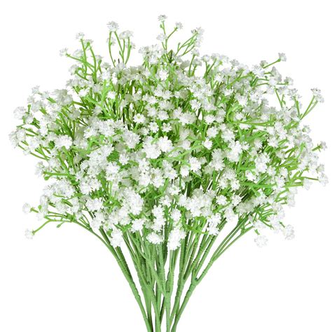 Babys Breath Artificial Flowers Pcs Fake Babys Breath Flowers