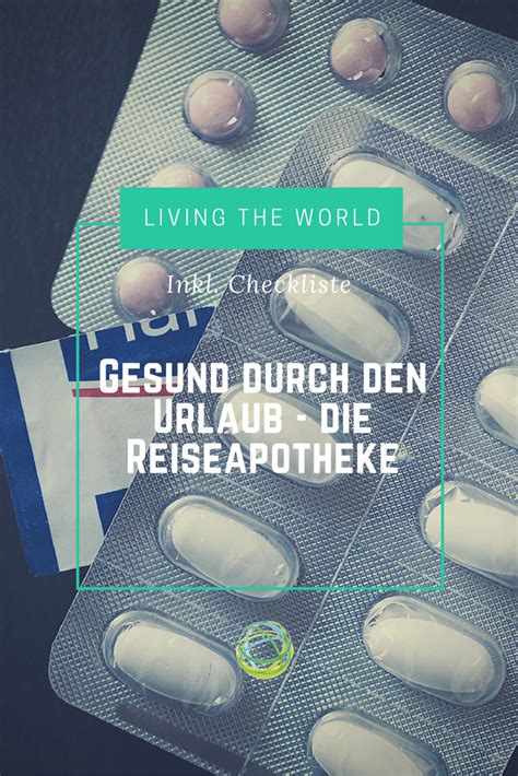 Checkliste für deine Reiseapotheke das sollte mit Apotheke