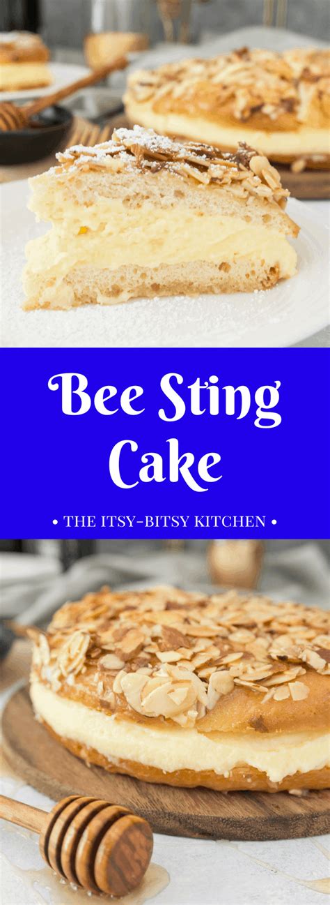 Bee Sting Cake - The Itsy-Bitsy Kitchen