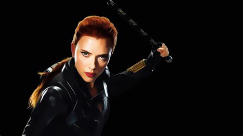 3840x2160 Black Widow Scarlett Johansson Minimal 5k 4k Hd 4k Wallpapers