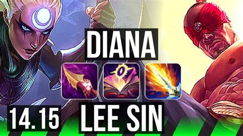 Diana Vs Lee Sin Jgl 17 1 3 71 Winrate Legendary Tr