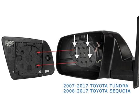 2007 2021 Toyota Tundra Adjustable Spotter Mirror