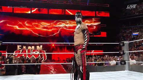 Watch Finn Balors Demon Entrance At Wwe Summerslam 2016 Video