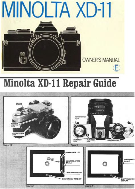 Minolta XD11 XD7 XD 35mm Camera Repair Guide Instruction Manual Use