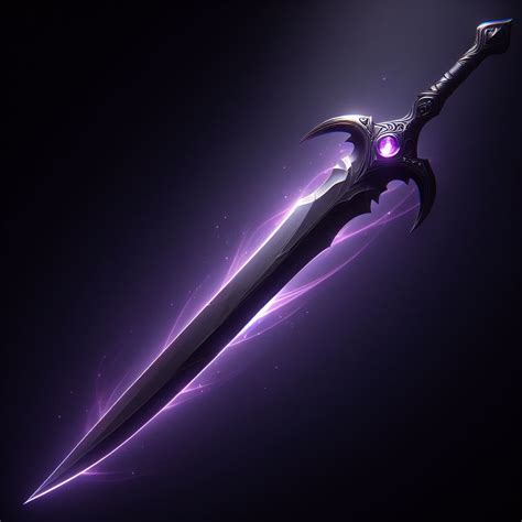 Purple Auraed Sword By Kevsrandomaiart On Deviantart