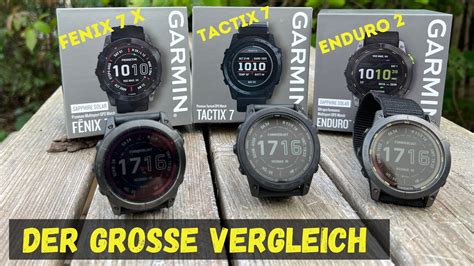 Garmin Enduro Vs Fenix Vs Tactix Welche Gps Uhr Passt Zu Dir