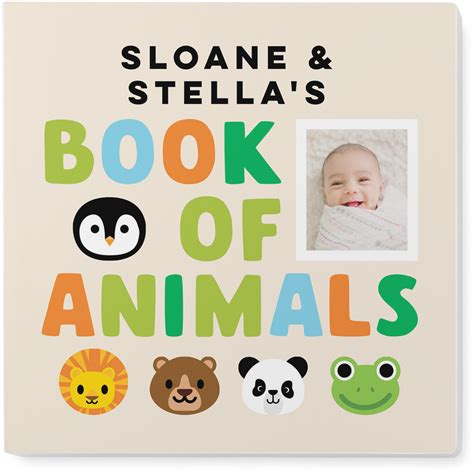 Animals Childrens Board Book Shutterfly