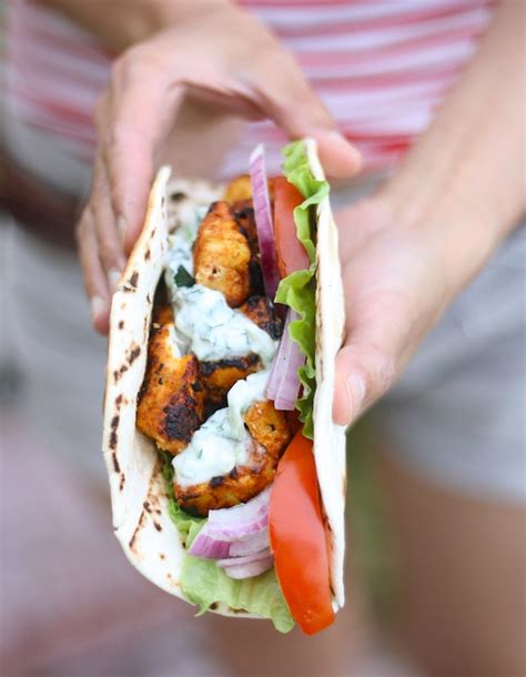 Tandoori Chicken Tikka Wrap Season With Spice