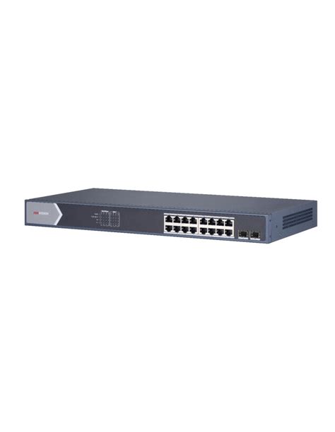 Switcher Hikvision 16 Port Gigabit Web POE (DS-3E1518P-E)