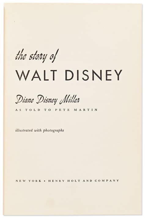 Lot Detail Walt Disney Signed First Edition Of The Story Of Walt