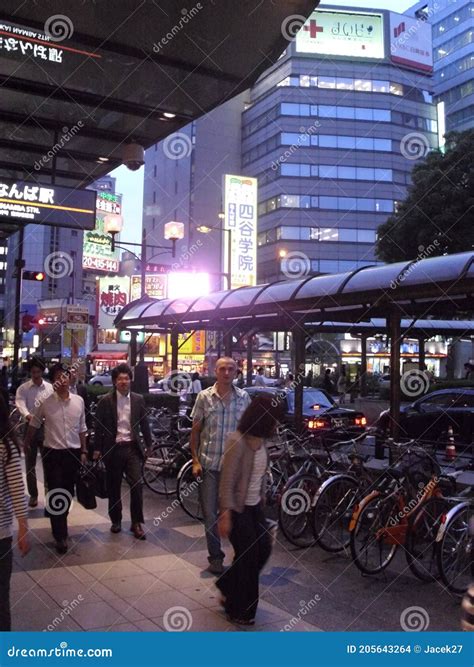 Osaka, Japan editorial stock image. Image of dotonbori - 205643264