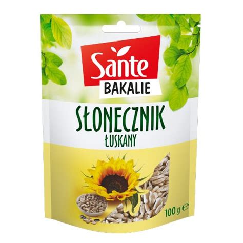 Słonecznik łuskany 100g Sante Sklep EMPIK