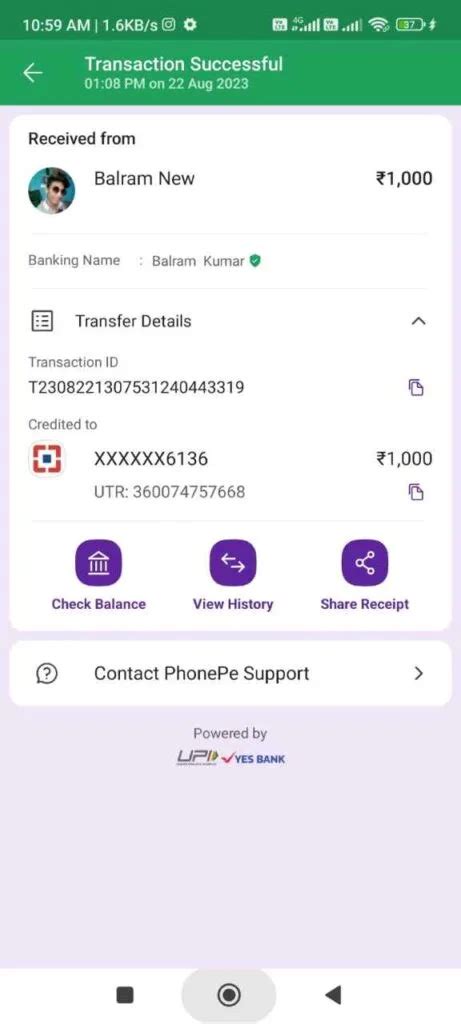 Phonepe Screenshots Capturing Using And Staying Safe I