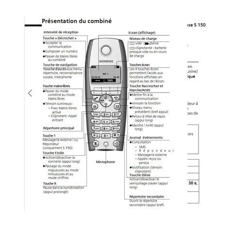 Mode d emploi Siemens Gigaset S150 Français 146 des pages