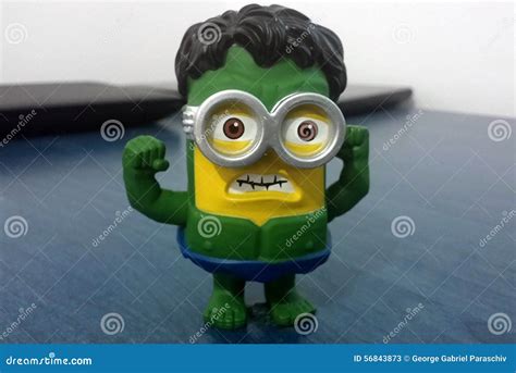 Green Hulk Minion Editorial Stock Photo Image Of Dark 56843873