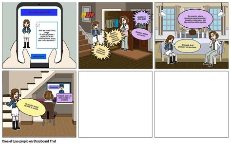 La Influencia De Las Redes Sociales 2 Storyboard