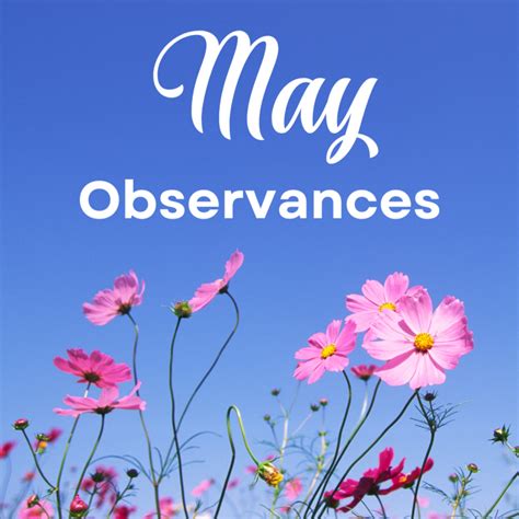 May Observances The Monarch Press