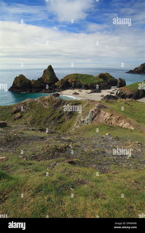 Kynance Cove The Lizard Peninsula Cornwall England Uk Stock Photo